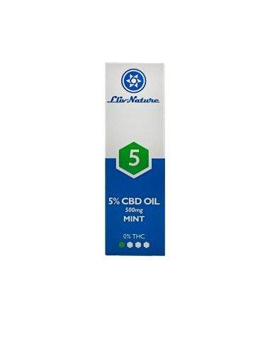 Aceite 5% CBD con Aceite Semilla Cáñamo Orgánico y 1% Menta 10ml