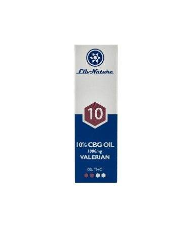 Aceite  10% CBG con Aceite Semilla Cáñamo Orgánico y 1% Valeriana 10ml