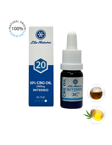 Aceite 20% CBG con Aceite Semilla Cáñamo Orgánico 10ml