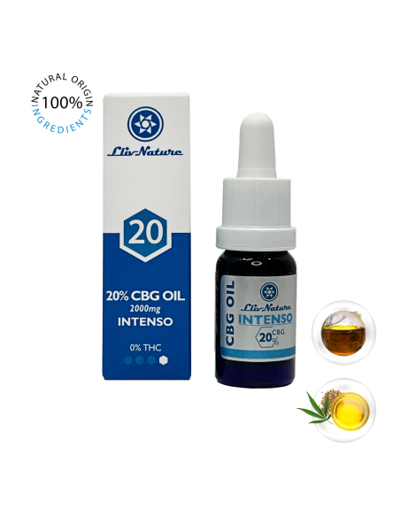 Aceite 20% CBG con Aceite Semilla Cáñamo Orgánico 10ml Aceite 20% CBG con Aceite Semilla Cáñamo Orgánico 10ml