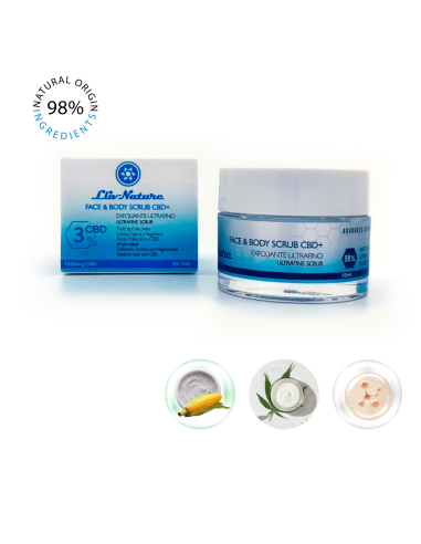 Face & Body Scrub CBD+